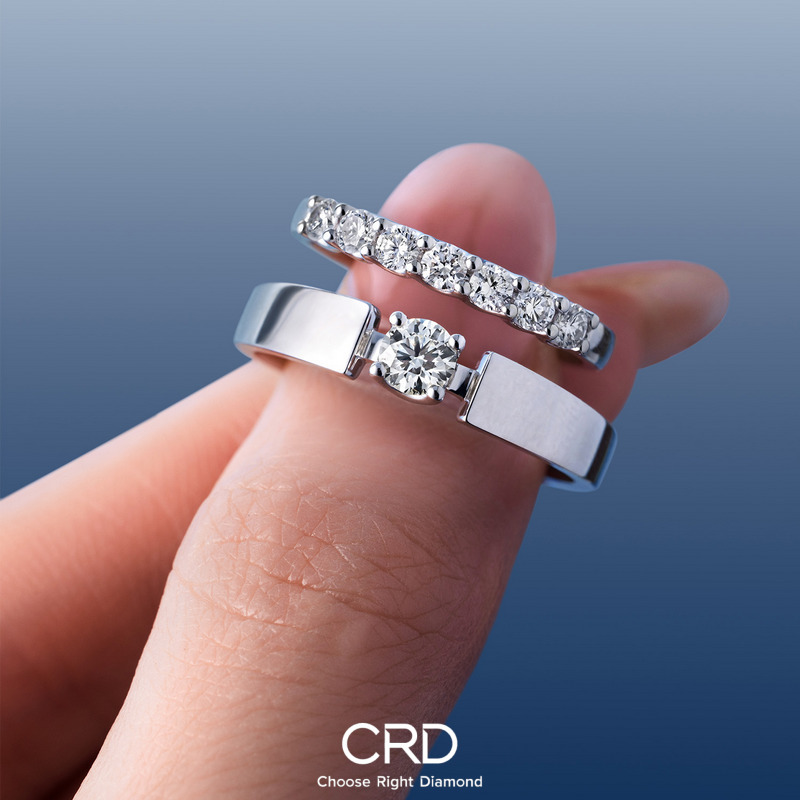 钻石对戒 CRD钻石对戒