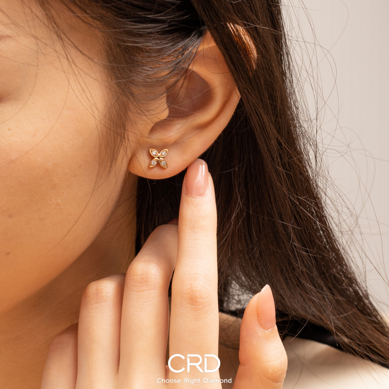 CRD钻石耳钉