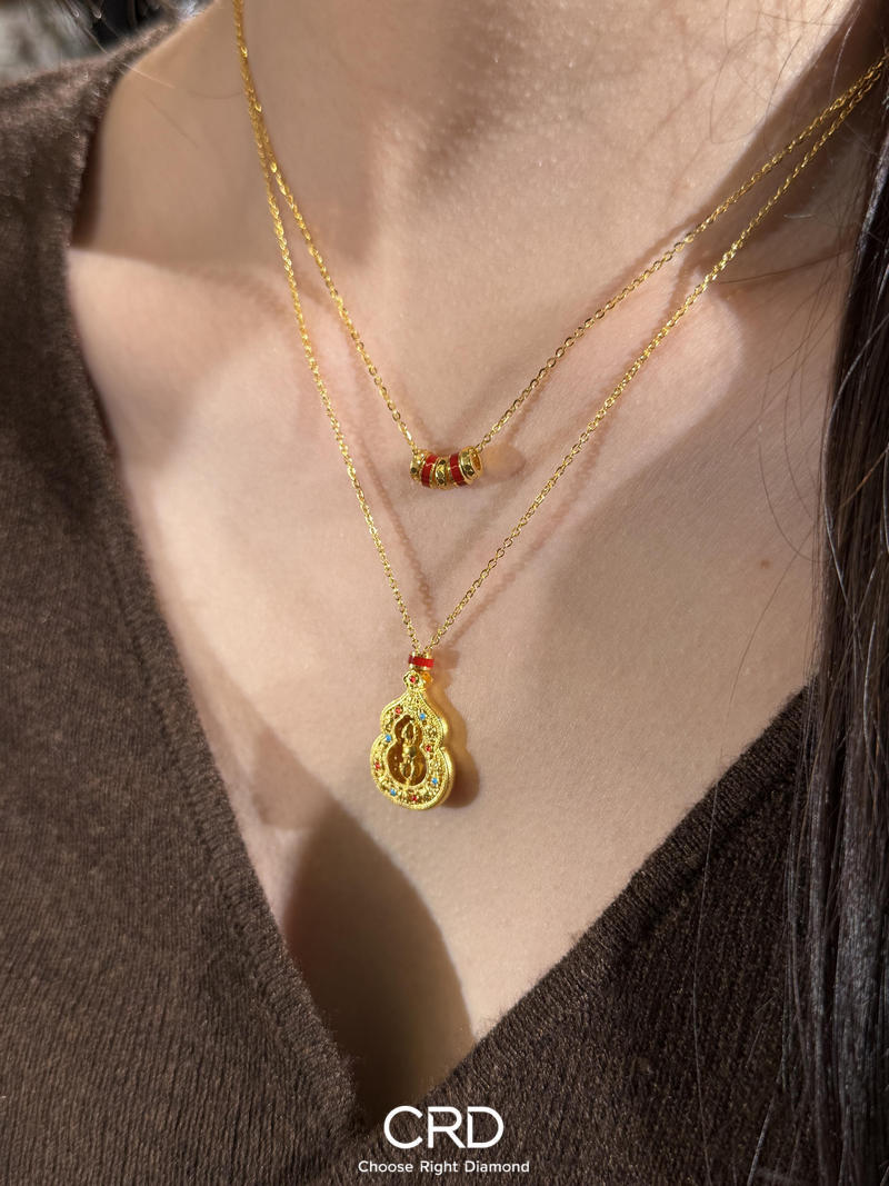 CRD黄金吊坠