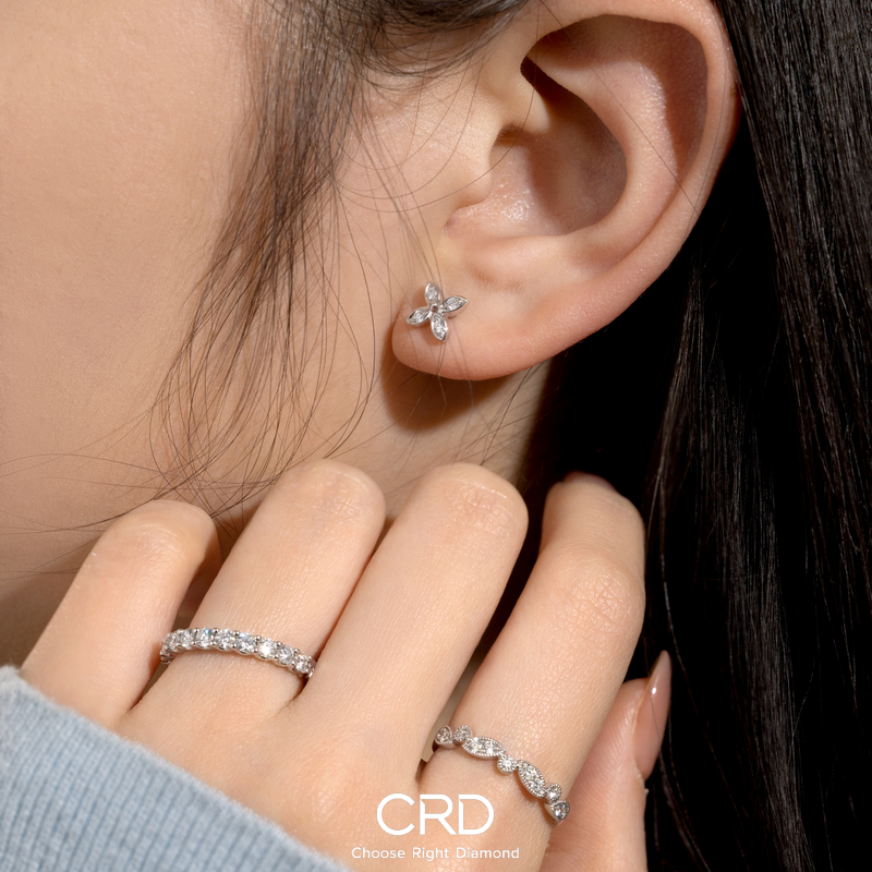 CRD钻石耳饰