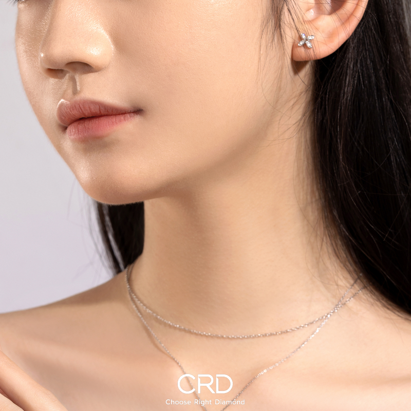 CRD钻石耳钉