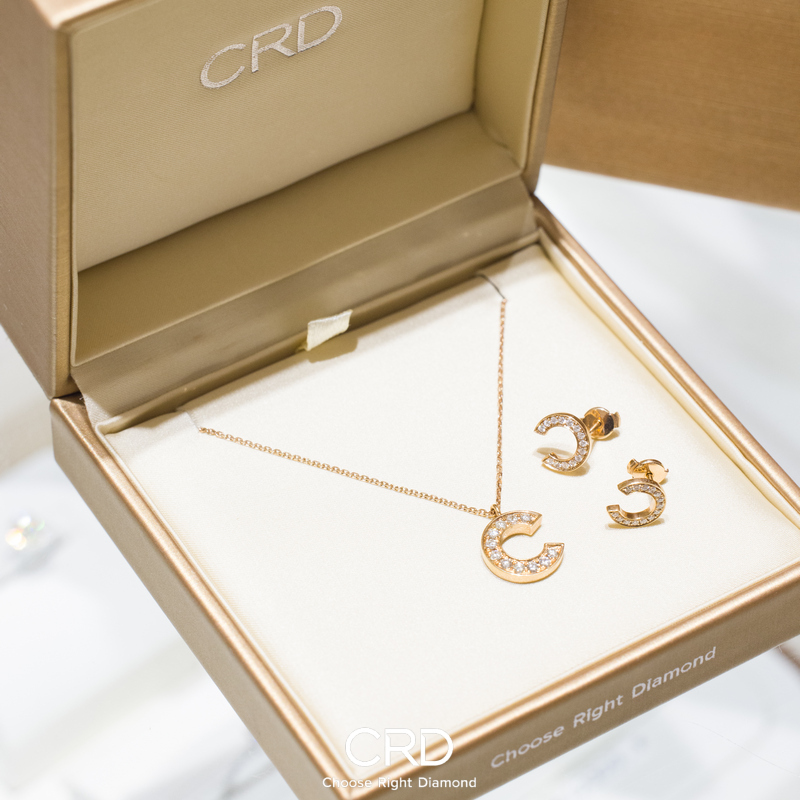 CRD钻石耳钉