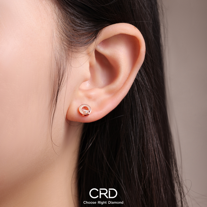 CRD钻石耳钉
