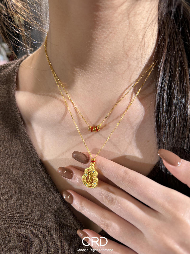 CRD黄金吊坠