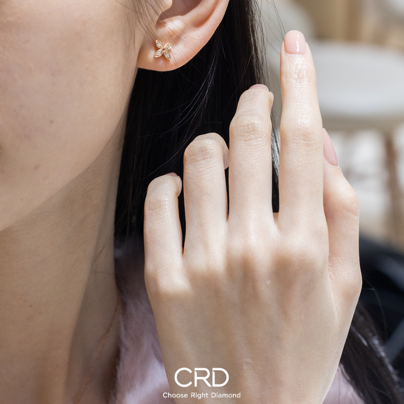 CRD钻石耳钉