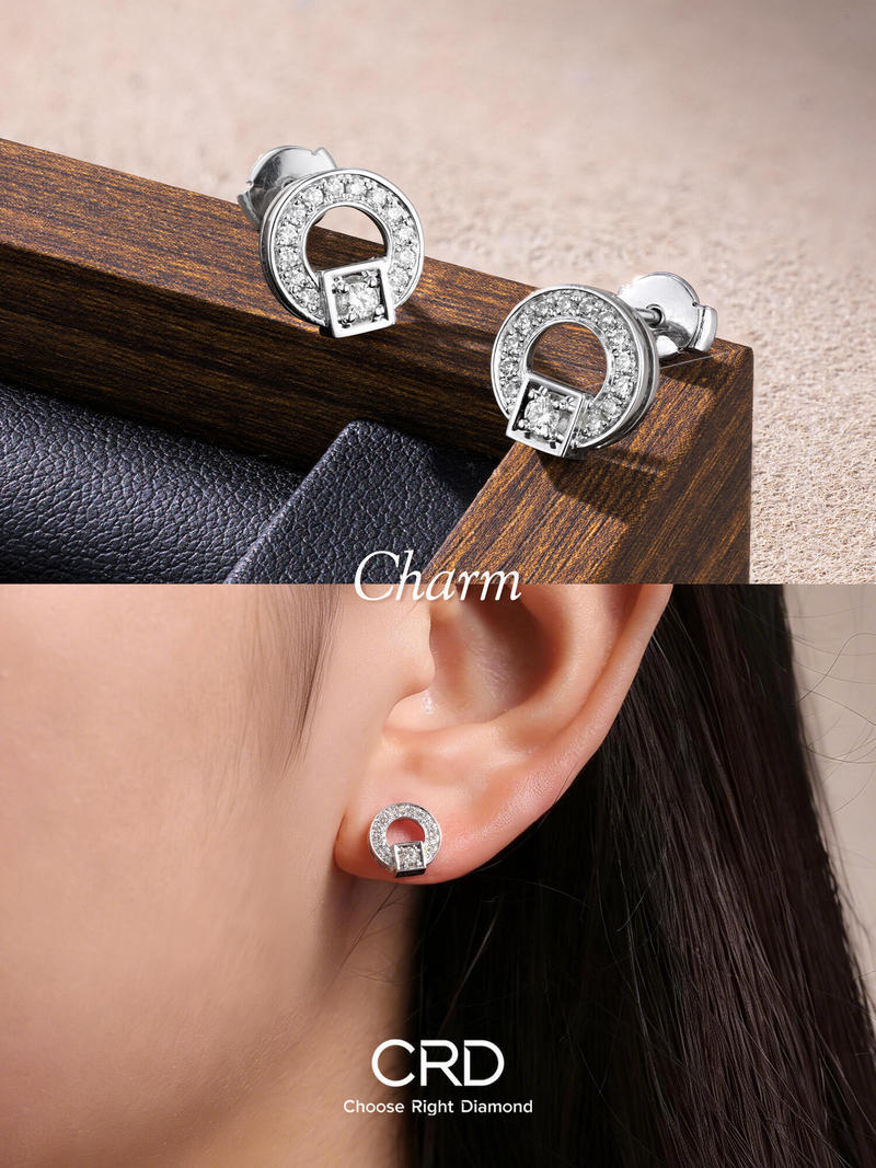 CRD钻石耳饰