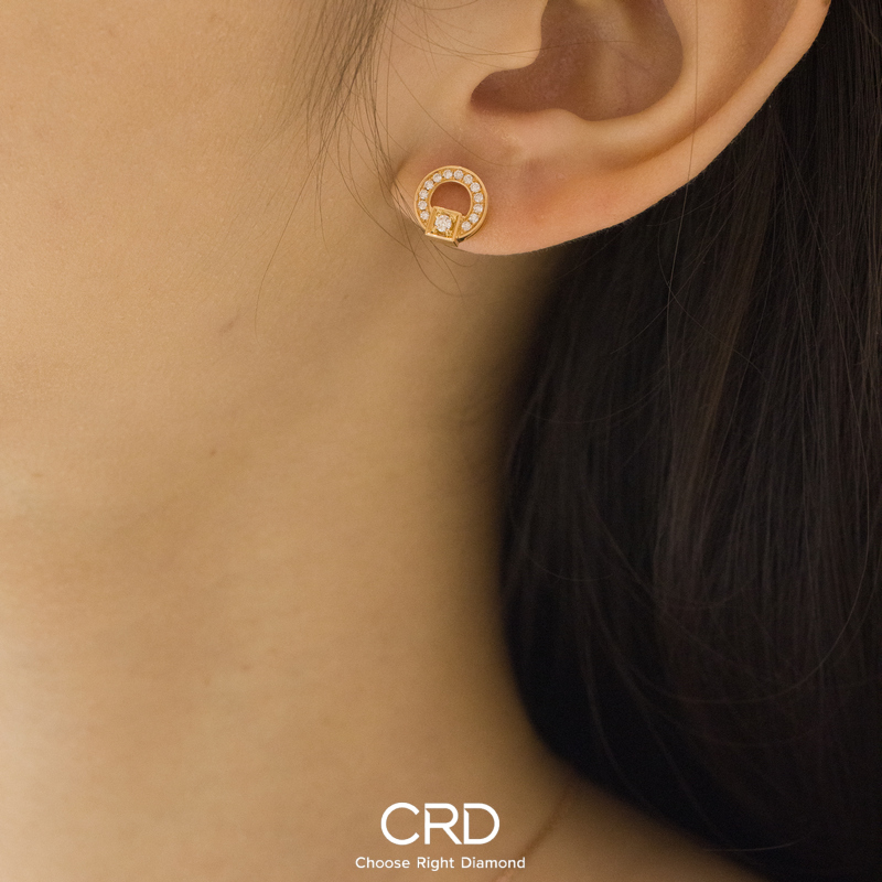 CRD钻石耳饰