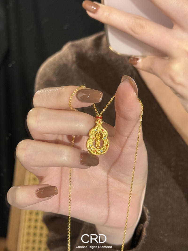 CRD黄金吊坠