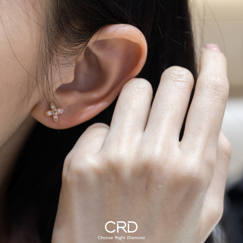 CRD钻石耳饰