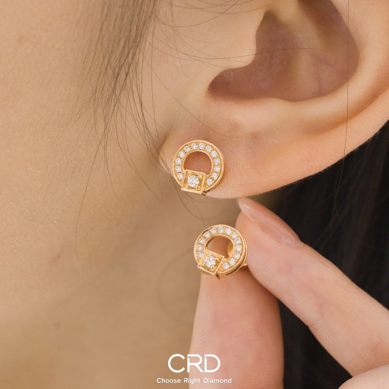 CRD钻石耳钉