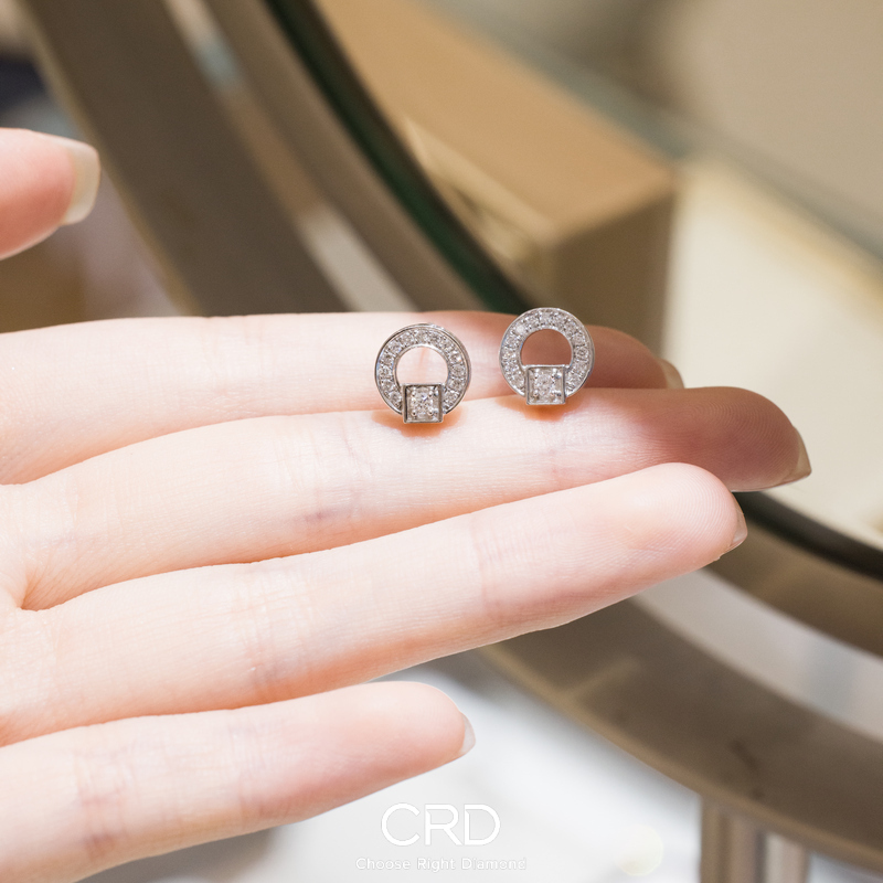 CRD钻石耳钉