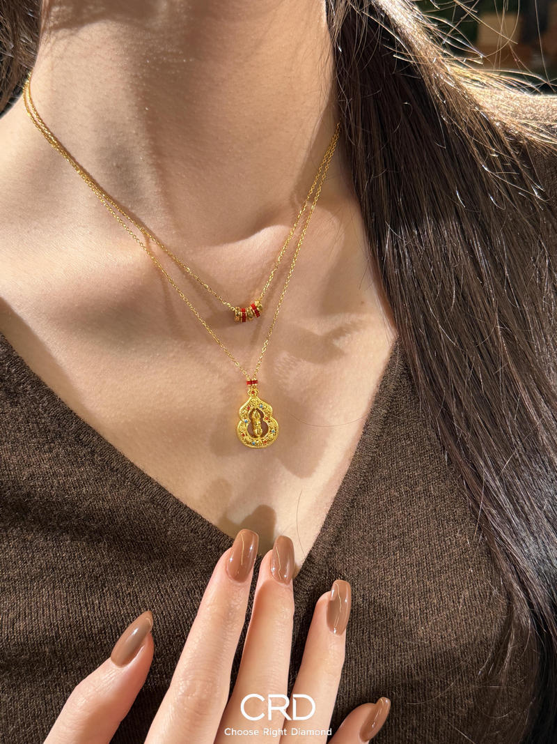 CRD黄金吊坠
