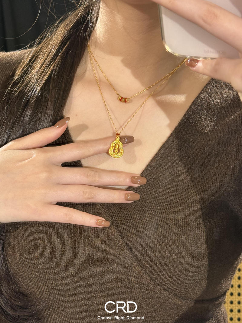 CRD黄金吊坠