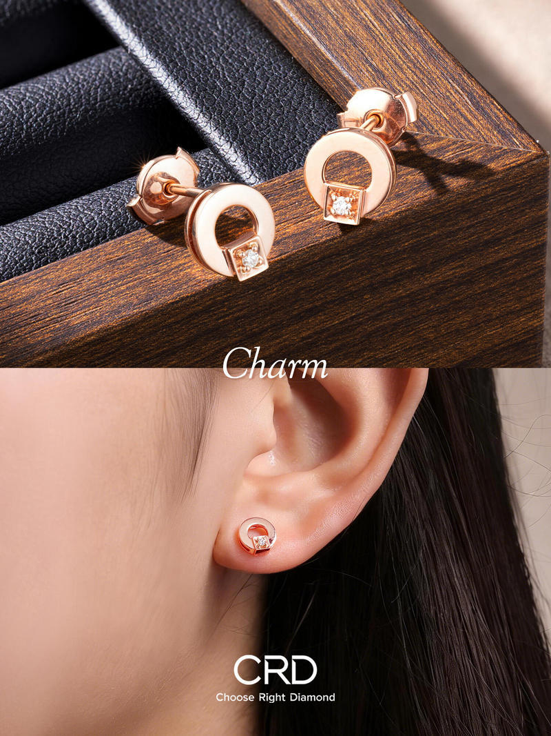 CRD钻石耳饰