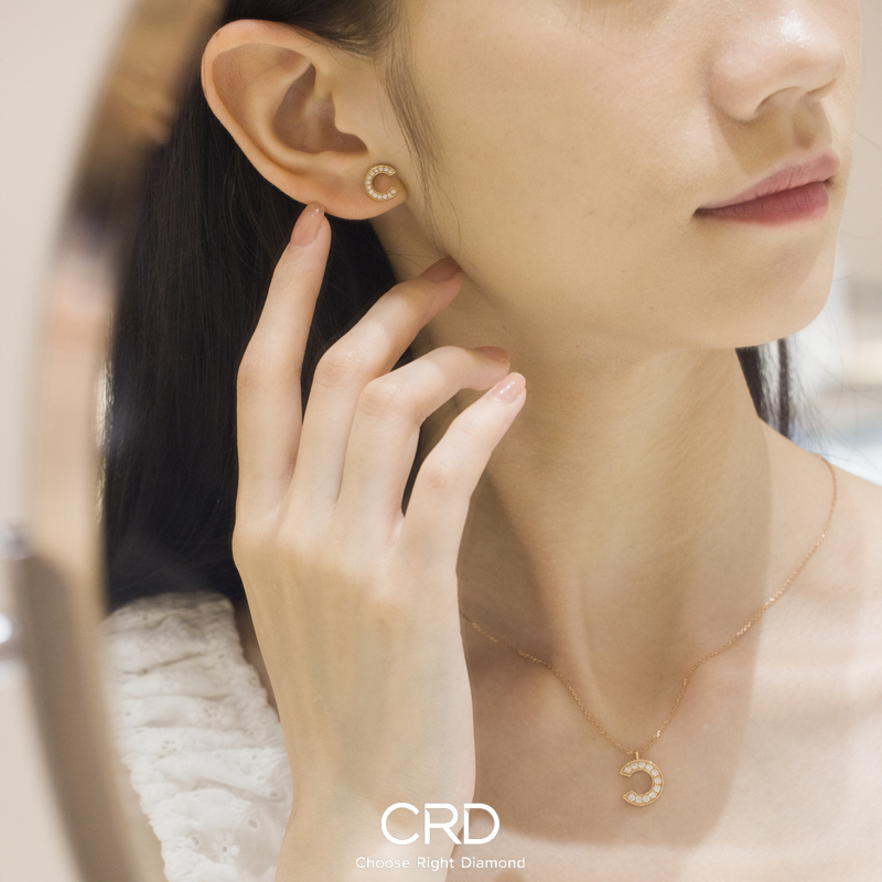 CRD钻石耳饰