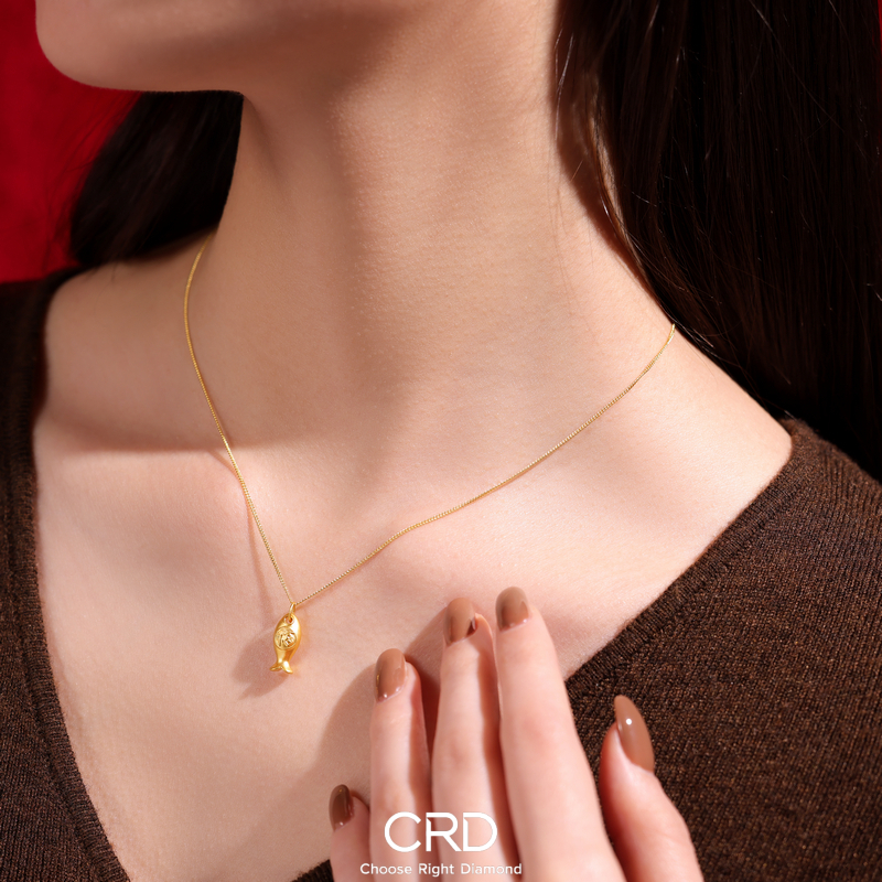 CRD黄金吊坠
