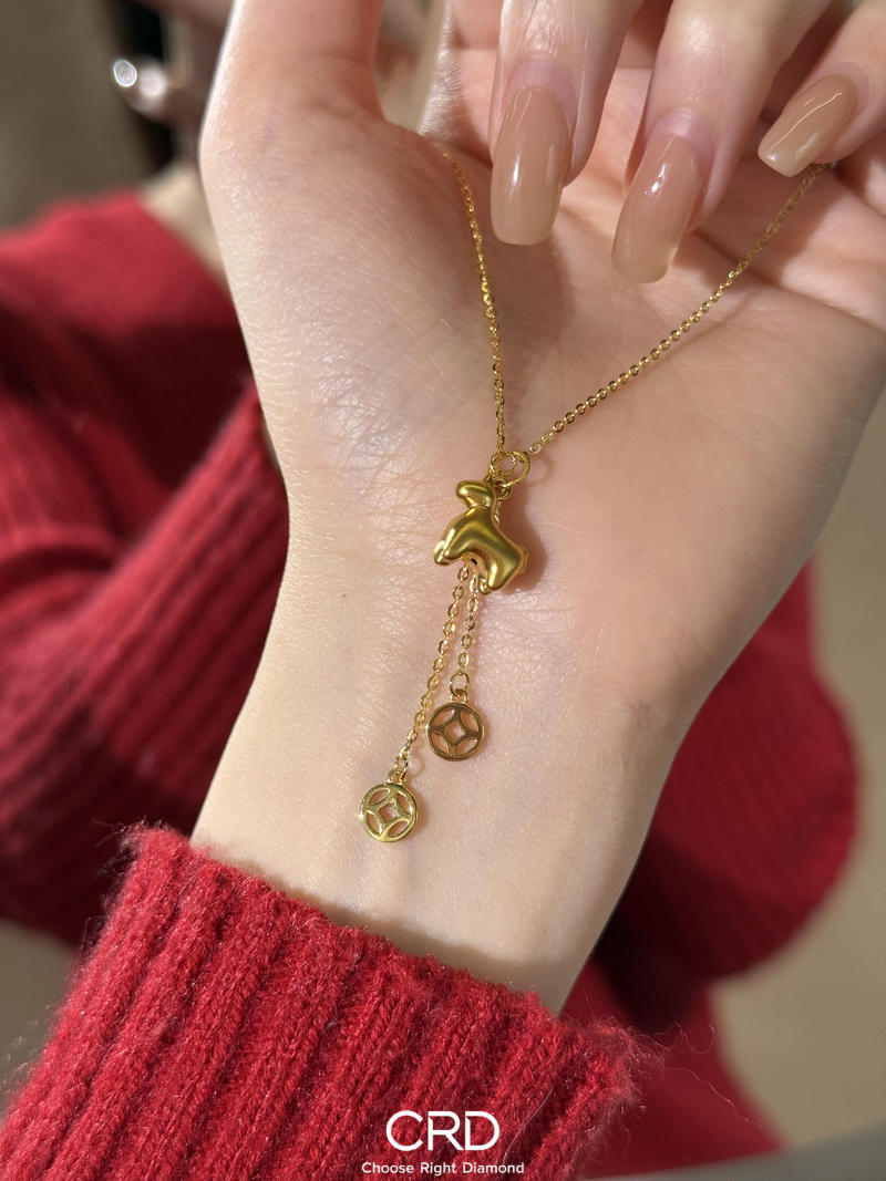 CRD黄金吊坠