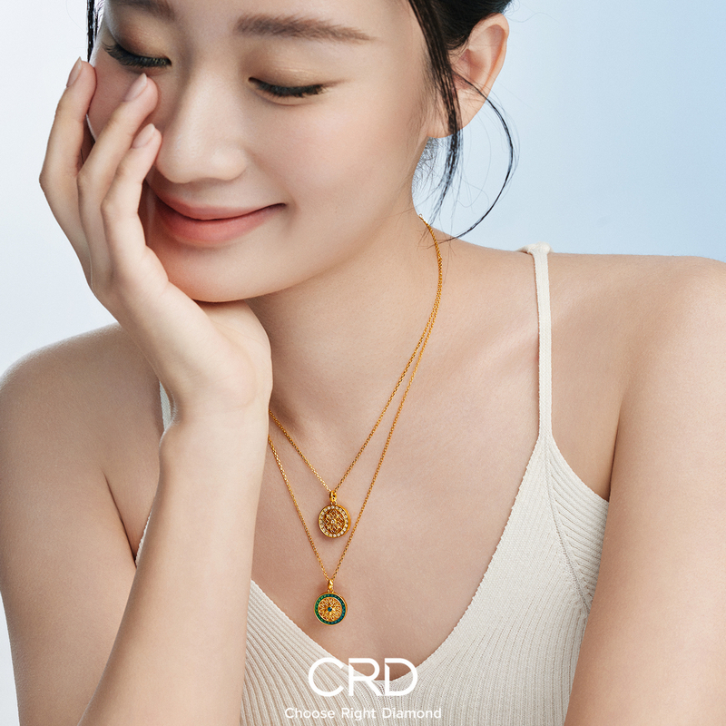 CRD黄金吊坠