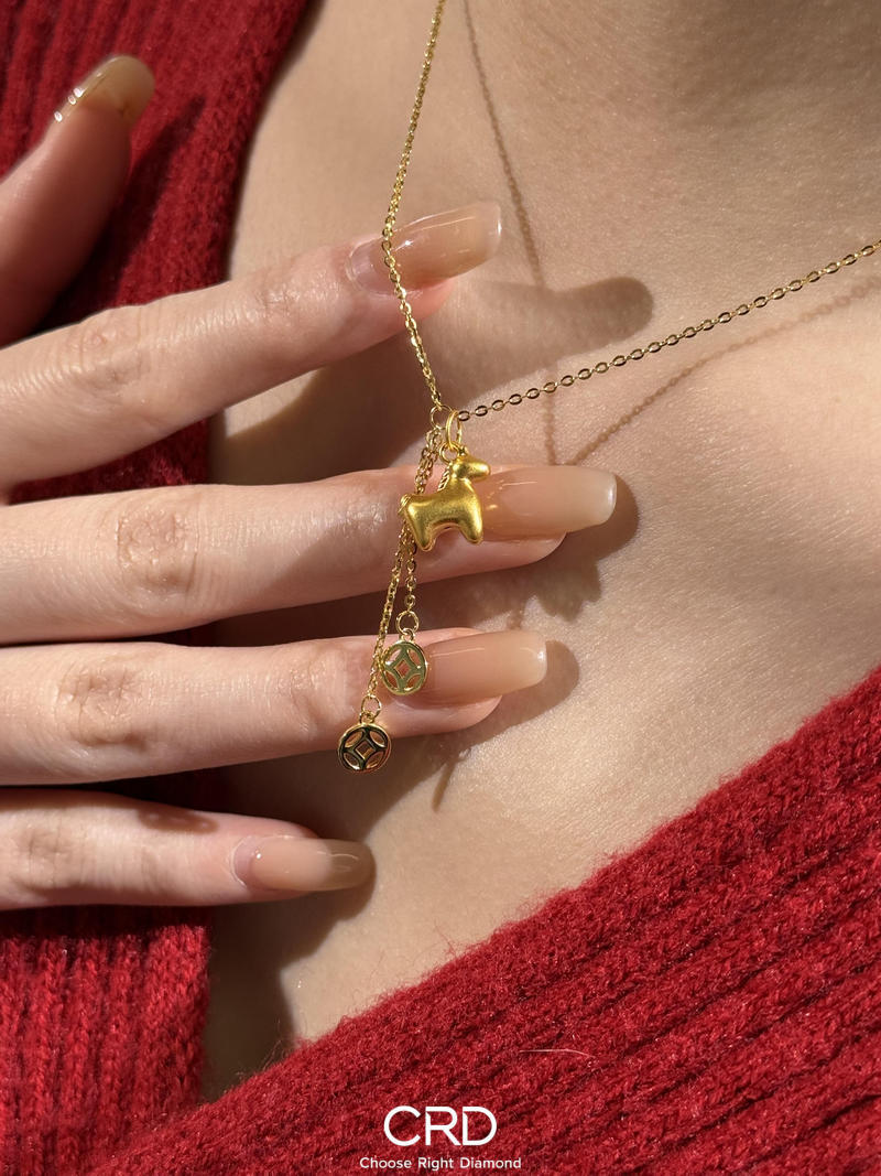CRD黄金吊坠