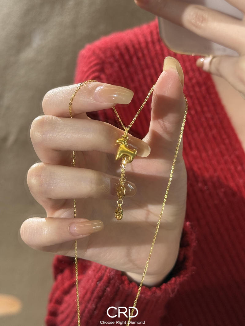 CRD黄金吊坠