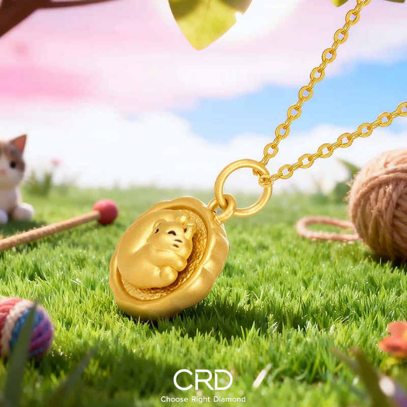 CRD黄金吊坠