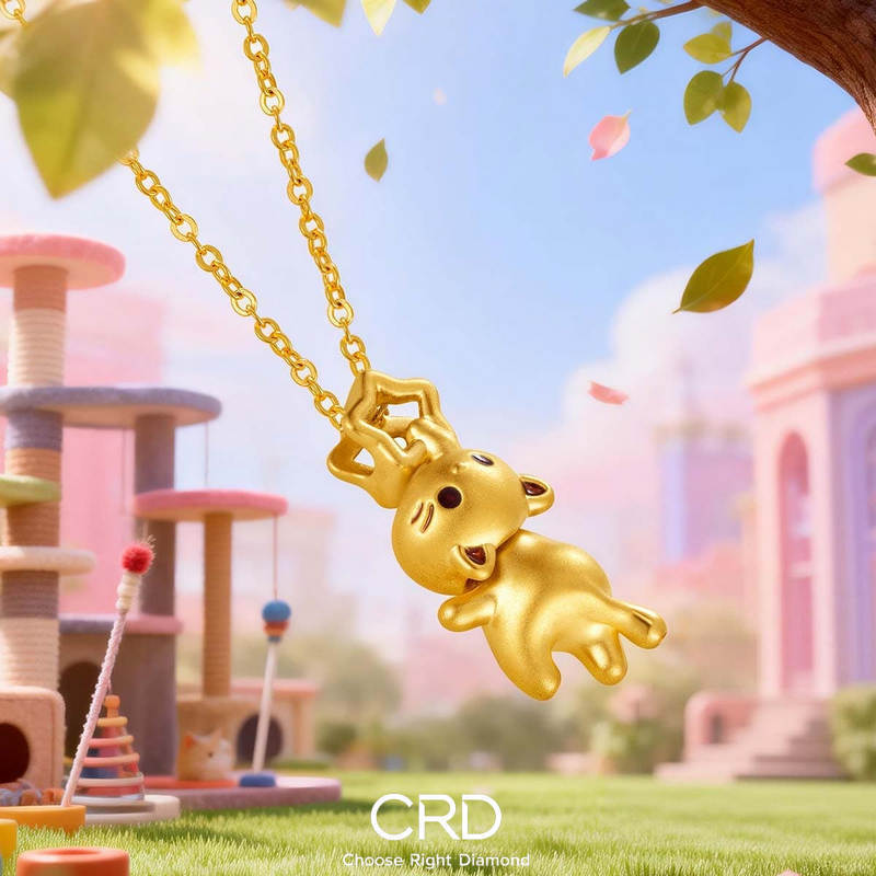 CRD黄金吊坠