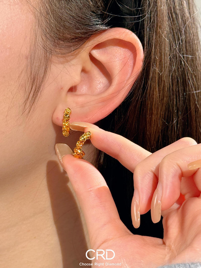 CRD黄金耳饰