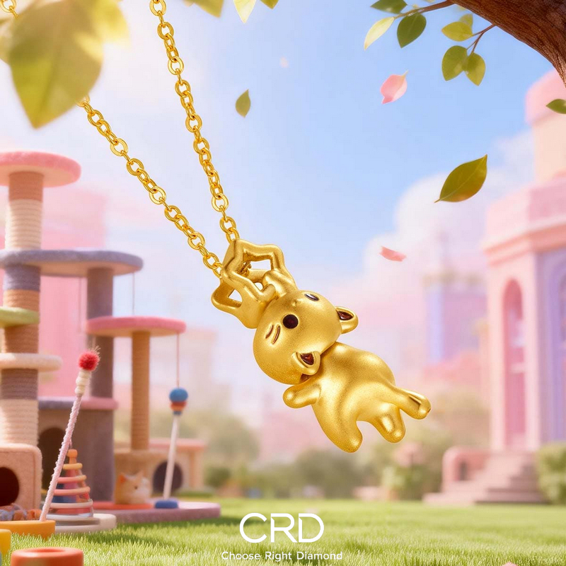 CRD黄金吊坠