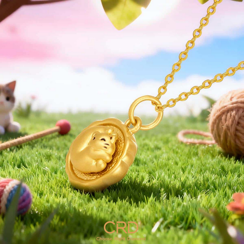 CRD黄金吊坠