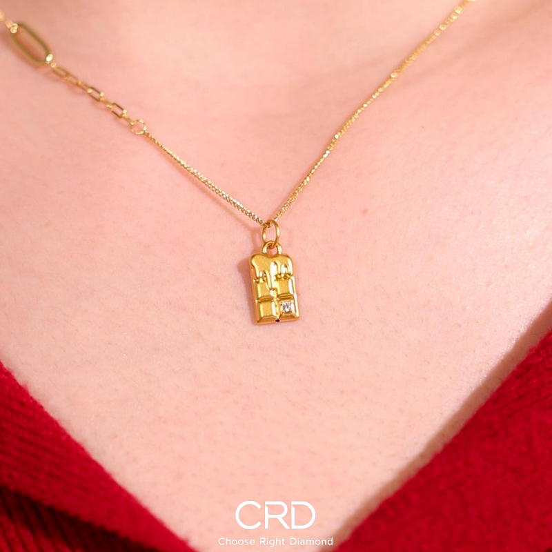 CRD黄金吊坠
