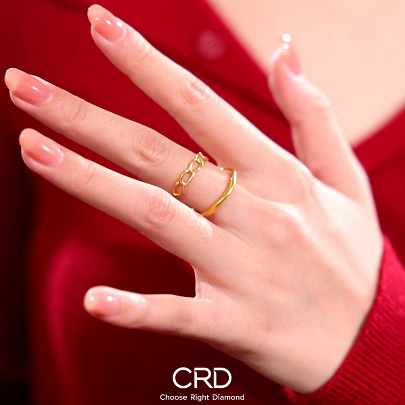 足金戒指 CRD足金戒指