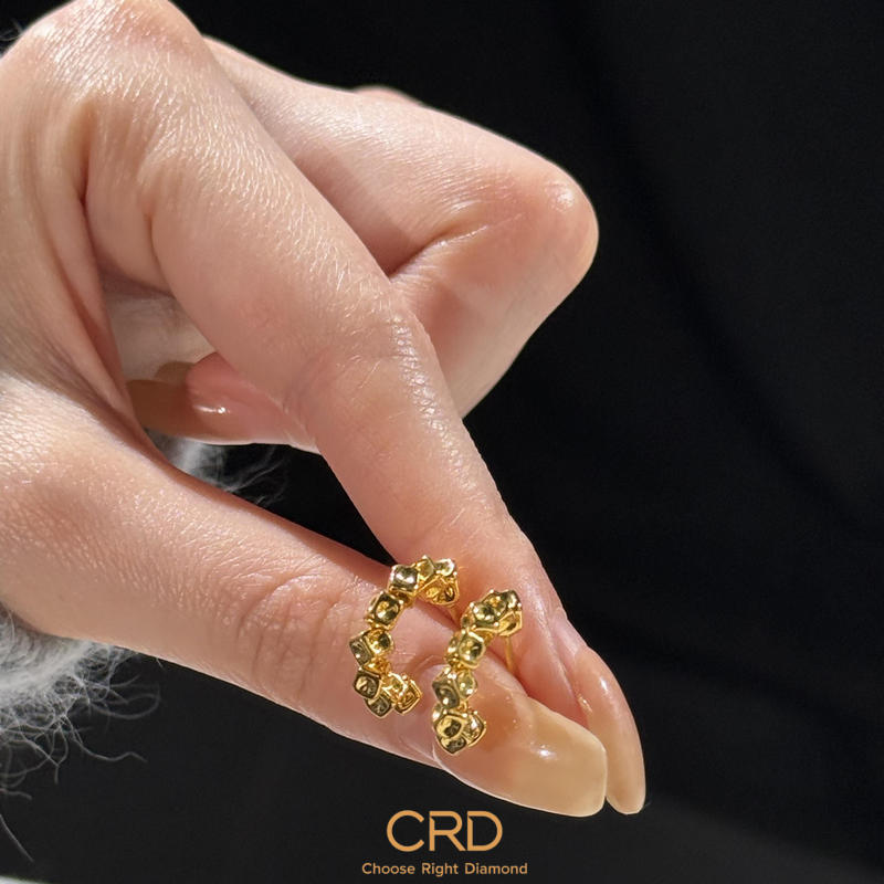 CRD黄金耳钉