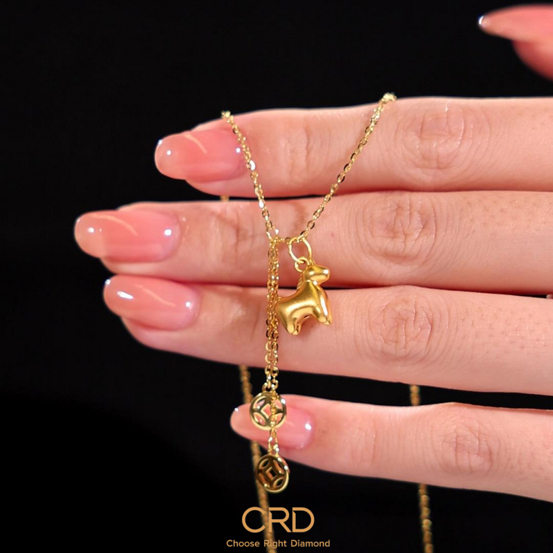 CRD足金吊坠