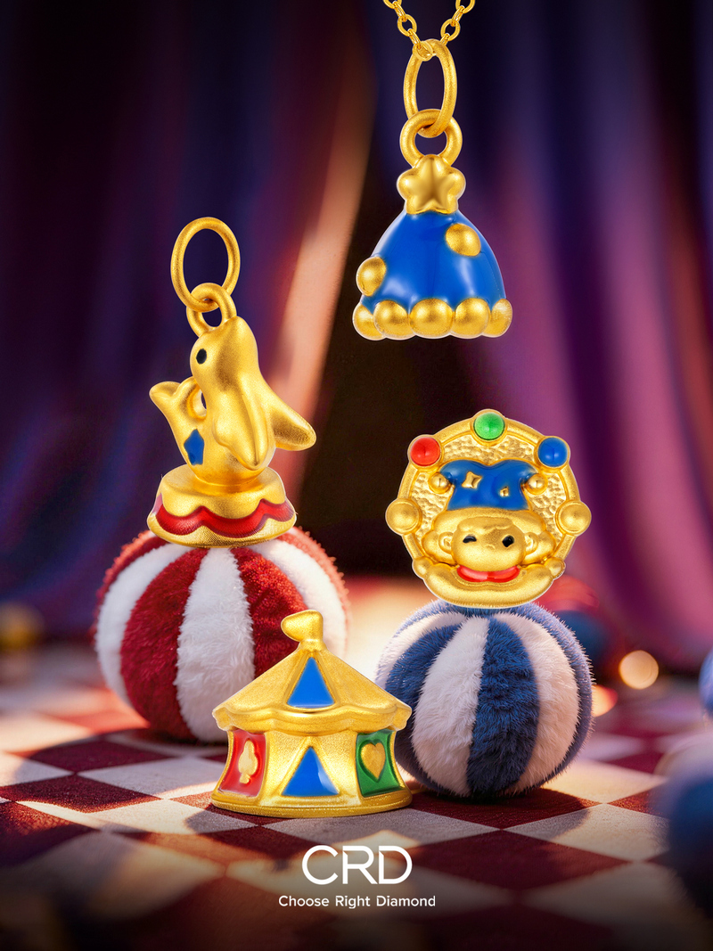 CRD黄金吊坠