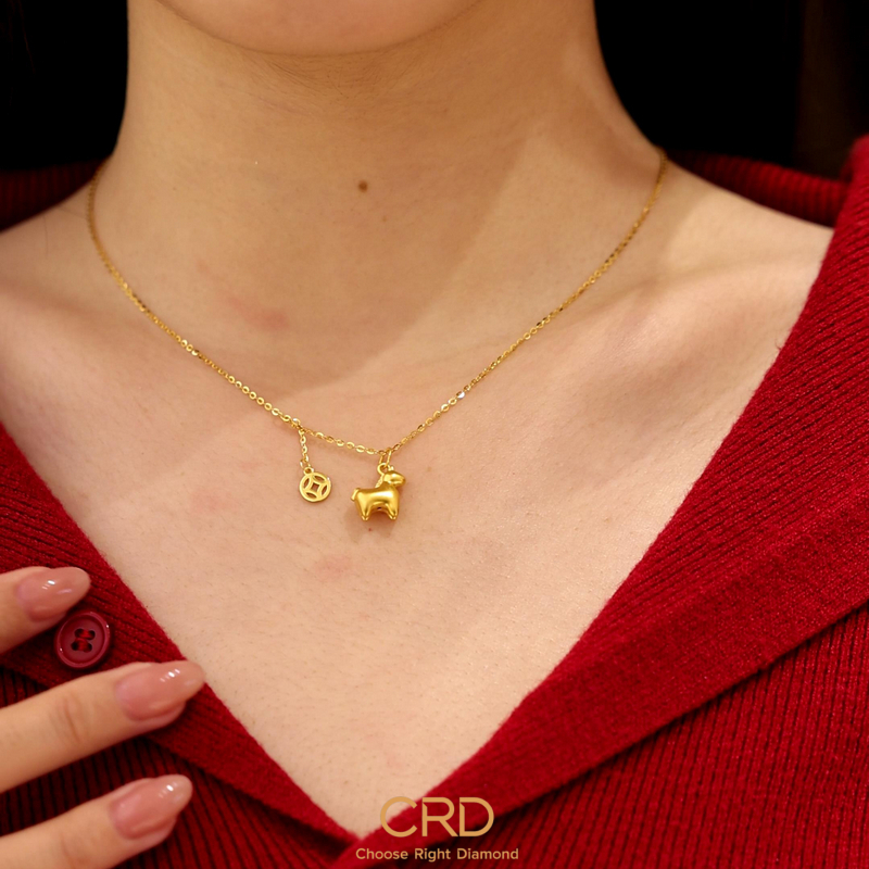 CRD足金吊坠