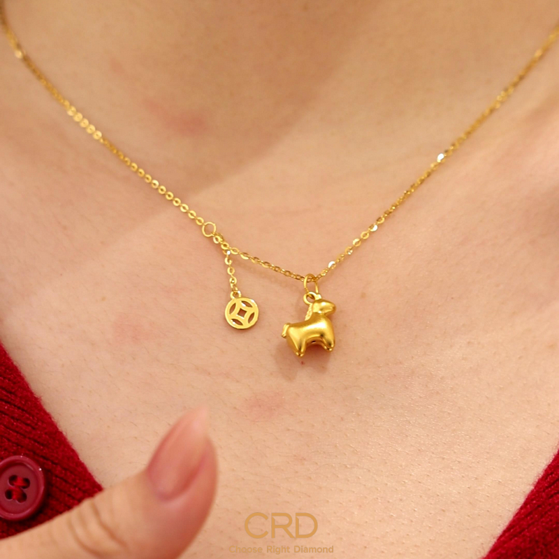 CRD足金吊坠
