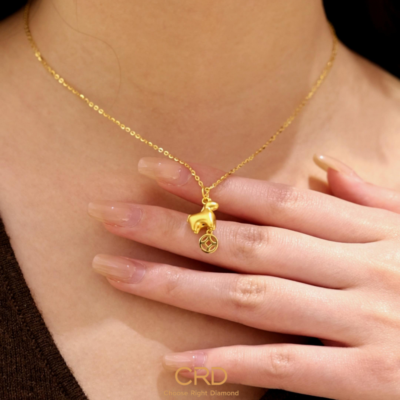 CRD黄金吊坠