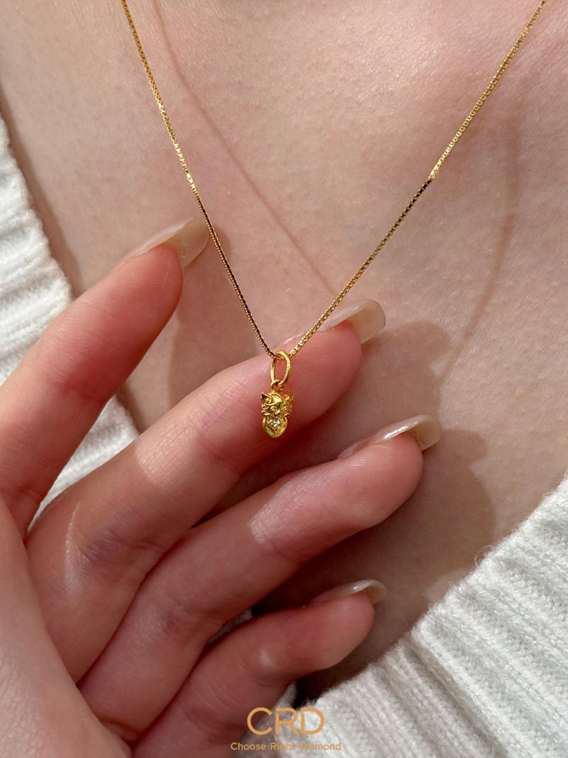 CRD黄金吊坠