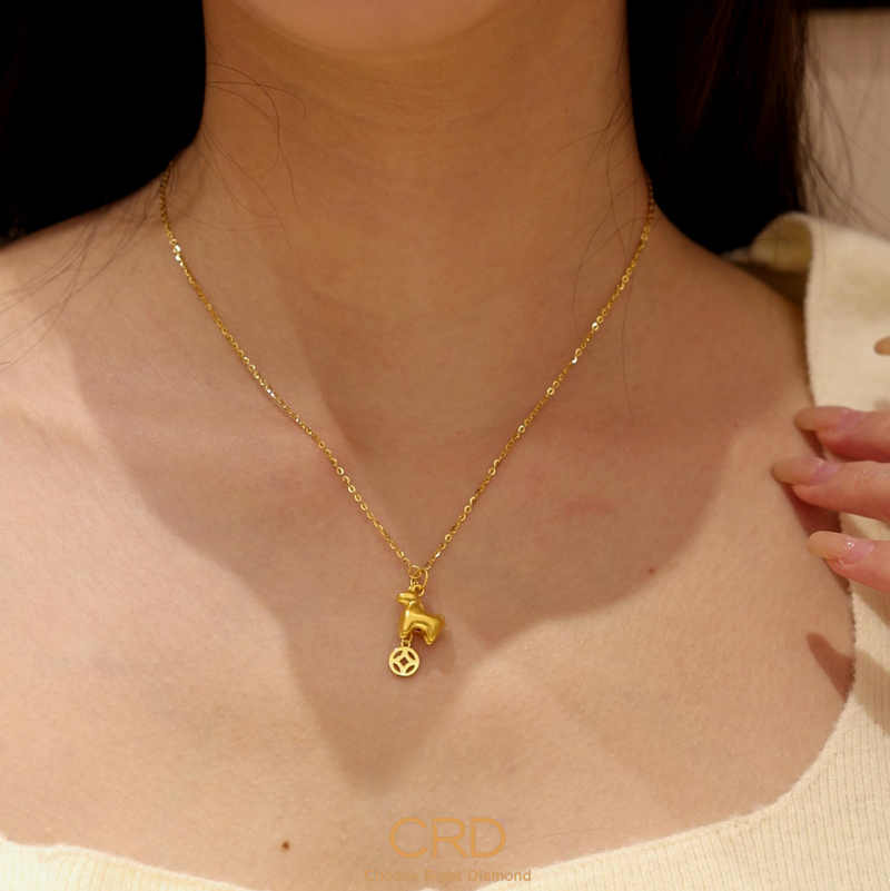 CRD足金吊坠
