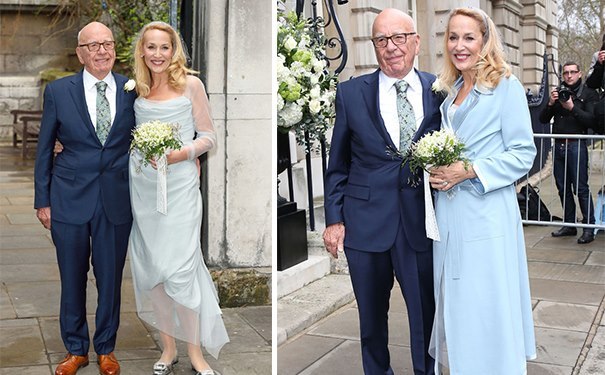 默多克与超模第4婚做完美新娘从首饰开始