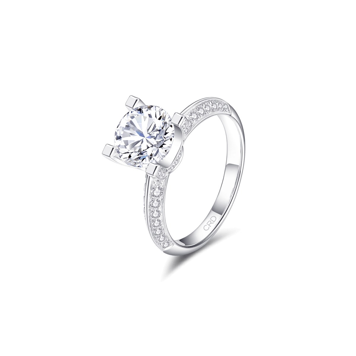 新款高品质大颗莫桑石戒指女 18K玫瑰金2023时尚新款结婚戒指现货-阿里巴巴